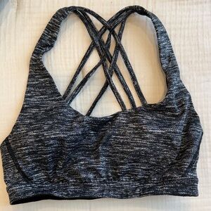 VS Black Strappy Sports Bra